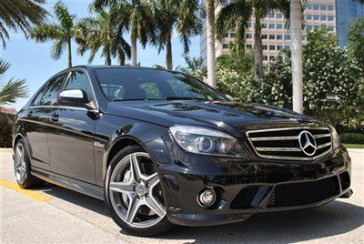 2009 c63 amg - only 9,881 orig miles - navigation - p2 package - florida car