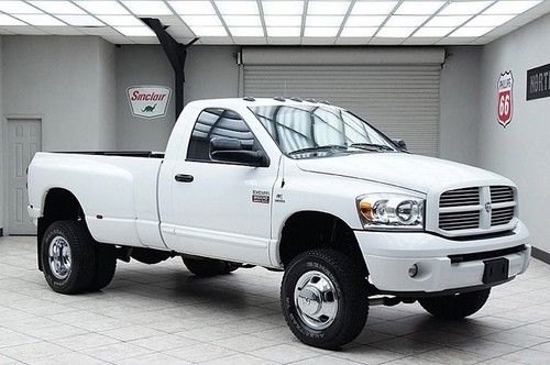 2007 dodge ram 3500 diesel 4x4 dually regular cab lifted infinity texas truck