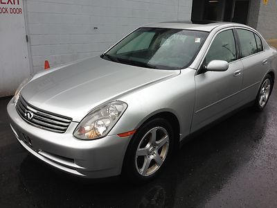 Rare sporty 6speed g35 with nav**bose**leather heated**sunroof**vented brakes***