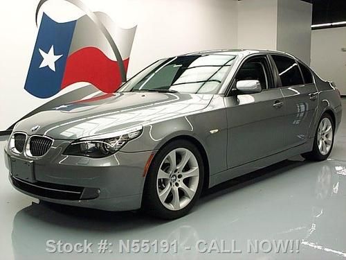 2008 bmw 535i sport sedan sunroof nav htd leather 65k  texas direct auto