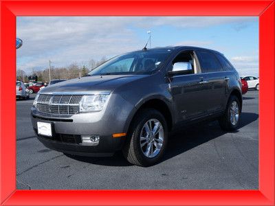 10 lincoln mkx low miles leather gray auto awd 4wd 4x4