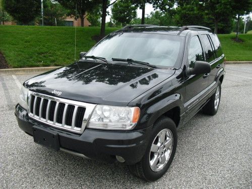 2004 jeep g.cherokee limited 4x4,quadra drive,leather nav,heated seats,roof,nr