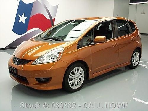 2009 honda fit sport automatic spoiler alloy wheels 30k texas direct auto