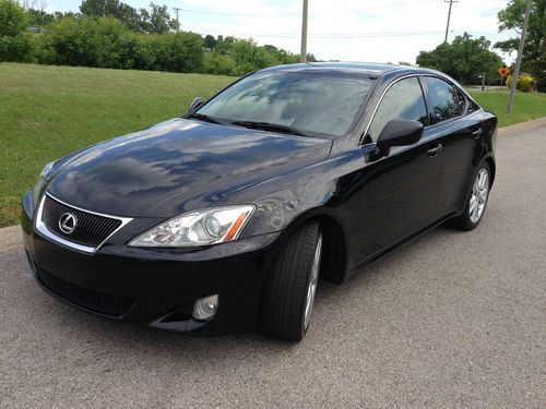 **no reserve** 2006 lexus is250 4dr sport sdn w/ navi premium pkg 2.5l auto