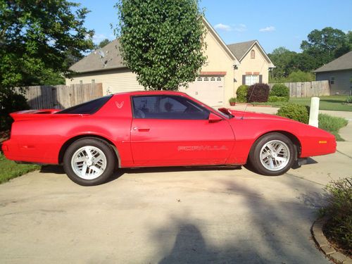 87,000 miles. red formula firebird