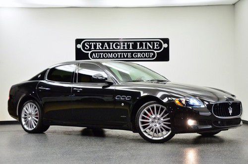 2011 maserati quattroporte s black/tan w/ 20k miles beautiful car!