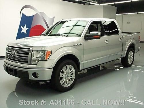 2010 ford f-150 platinum crew sunroof nav rear cam 20's texas direct auto