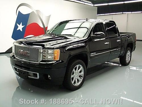 2012 gmc sierra denali sunroof nav rear cam 20" wheels! texas direct auto