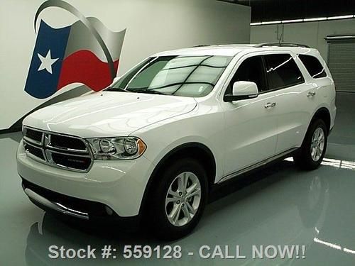 2013 dodge durango crew awd rear cam htd leather 16k mi texas direct auto