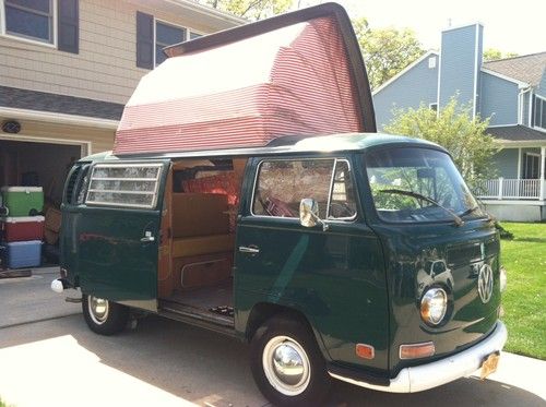 Rare 1970 vw bus dormobile camper new engine/transmission