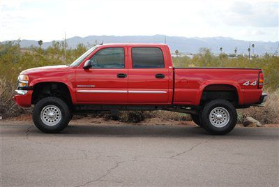 Lifted 2005 gmc sierra 2500hd slt crew cab 6.0l...lifted gmc sierra 2500hd  slt