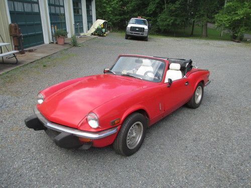 1978 triumph spitfire-87k miles-bankrupcy seizure