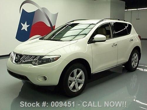 2009 nissan murano sl premium htd leather rear cam 53k texas direct auto