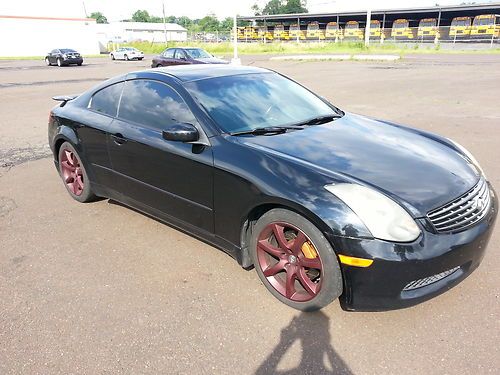 04 infiniti g35 coupe sport package 6 speed brembo injen