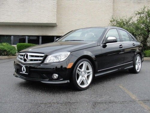 Beautiful 2009 mercedes-benz c300 sport, rare 6-speed manual, loaded