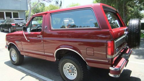 1991 ford bronco 25th anniversay silver edition 4 wheel drive, 2-door 5.8l v8