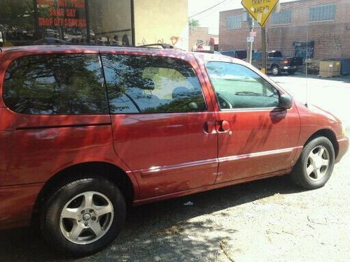 2000 nissan quest red low miles loaded well maintained