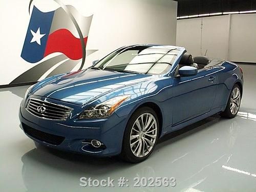 2012 infiniti g37 convertible climate seats nav 18k mi texas direct auto