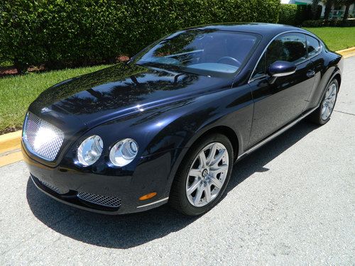 2005 bentley continental gt sapphire blue porpoise nautic mulliner 3 pc wheels