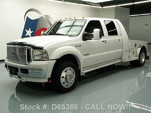 2006 ford f-550 crew diesel drw regency hauler bed dvd texas direct auto