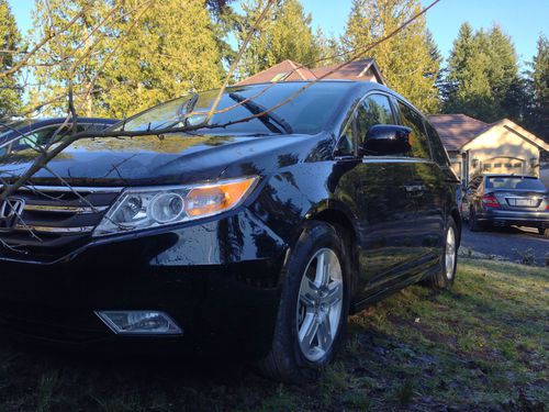 2013 honda odyssey touring elite minivan - new- idaho flood (inoperable)