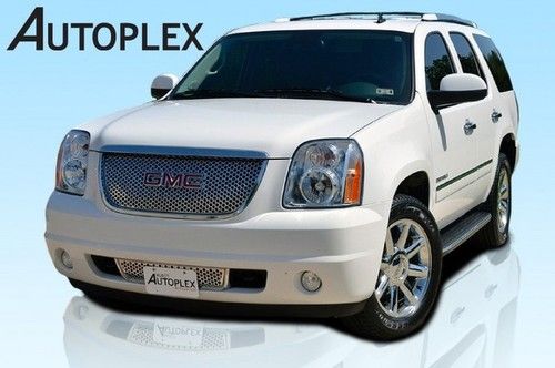 2013 yukon awd white diamond tricoat nav dvd 20' chrome wheels