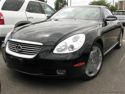 2002 lexus sc430 / 34k miles / meticulous / black onyx / saddle