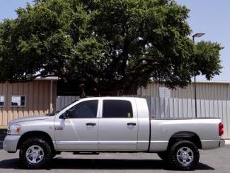 2008 silver laramie mega 6.7l i6 4x4 b&amp;w hitch leather heated infinity sirius