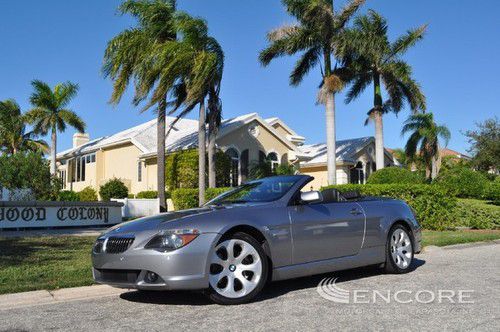 2007 bmw 650i convertible***sport pack***navi***prem sound***bluetooth