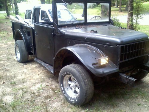 1963 dodge m37 rat rod military truck rear engine fast ratrod convertible