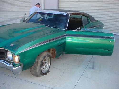 1972 chevrolet chevelle base hardtop 2-door 5.7l