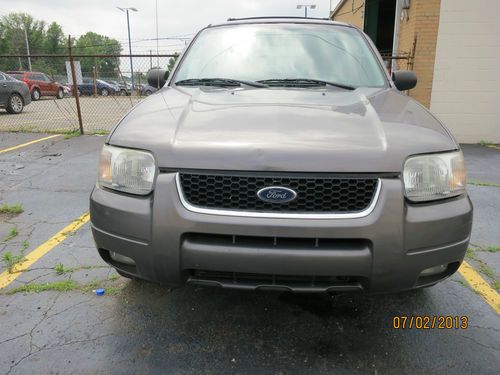 2003 Ford Escape Limited Sport Utility 4-Door 3.0L Repairable Mechanical Runs, image 2