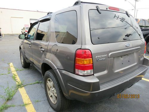 2003 Ford Escape Limited Sport Utility 4-Door 3.0L Repairable Mechanical Runs, image 7