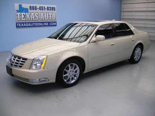 We finance!!!  2010 cadillac dts luxury 1sc roof heated leather xm texas auto