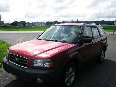 2005 subaru 99 forester 98 4x4 awd 00 all wheel drive no reserve 01 clean loaded