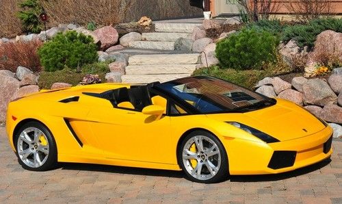 2007 lamborghini gallardo spyder convertible 2-door 5.0l