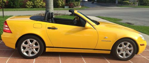 1998  mercedes-benz : slk-230 kompressor yellow