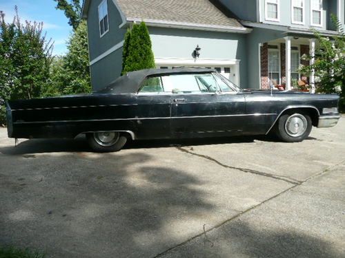 NO RESERVE 1966 Cadillac Deville Convertible All Original Barn Find, image 17