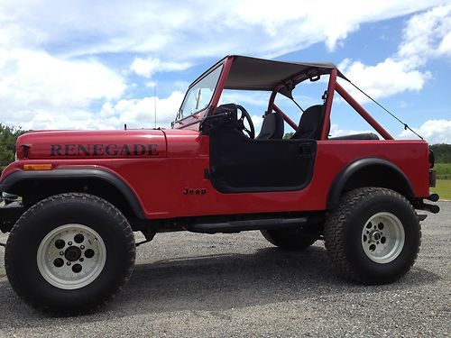 1986 jeep cj7 renegade sport utility 2-door 4.2l