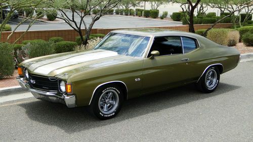 1972 chevrolet chevelle ss350 auto, a/c calif car runs and drives outstanding
