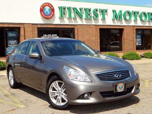 2010(10) infiniti g37x awd warranty premium/navigation pckg camera bose loaded