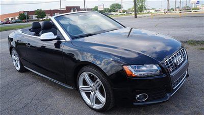 2011 audi s5 v6 3.0 turbo quattro prestige black awd convertible nav warranty