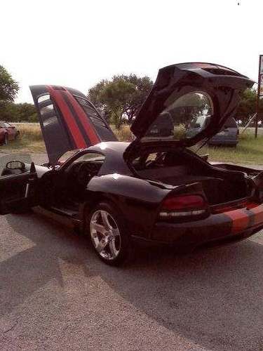2008 600HP Viper Super Car Black W Tangeriene Kandy Racing Stripes Only 4K Miles, image 4