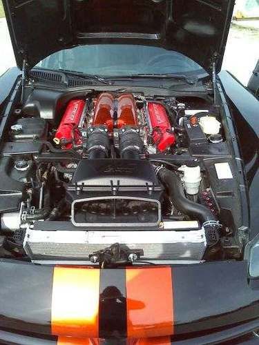 2008 600HP Viper Super Car Black W Tangeriene Kandy Racing Stripes Only 4K Miles, image 7