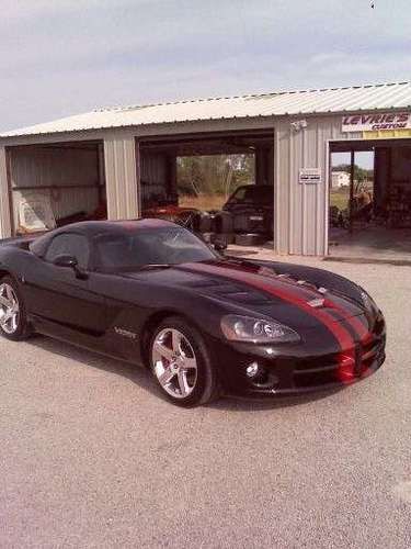 2008 600HP Viper Super Car Black W Tangeriene Kandy Racing Stripes Only 4K Miles, image 11