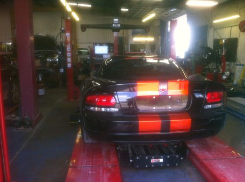 2008 600HP Viper Super Car Black W Tangeriene Kandy Racing Stripes Only 4K Miles, image 13