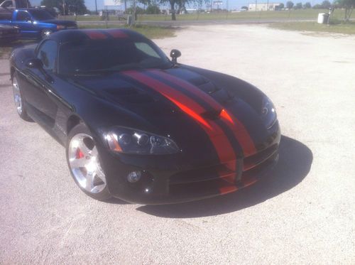 2008 600HP Viper Super Car Black W Tangeriene Kandy Racing Stripes Only 4K Miles, image 18