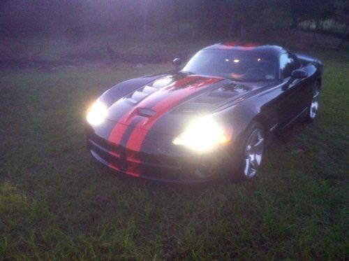 2008 600HP Viper Super Car Black W Tangeriene Kandy Racing Stripes Only 4K Miles, image 22