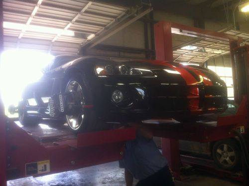 2008 600HP Viper Super Car Black W Tangeriene Kandy Racing Stripes Only 4K Miles, image 23
