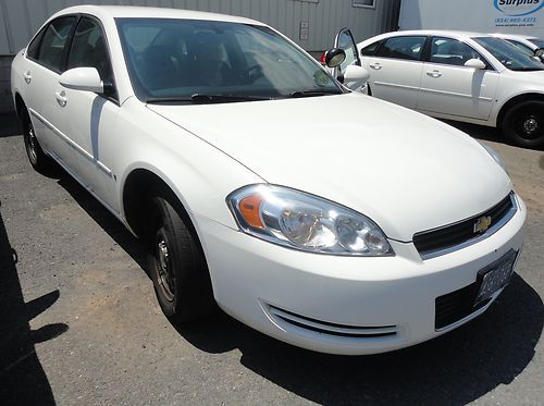 2006 chevrolet impala patrol car, white, cruise, power seats, power locks, psu